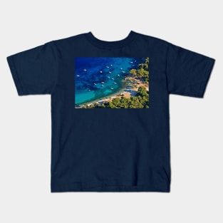 Mourtia beach - Samos island Kids T-Shirt